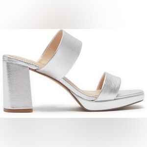 BP Silver Platform Sandals